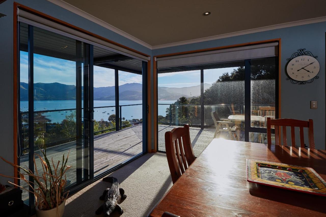 Akaroa Holiday Home Spacious And Quite With Stunning Harbour Views And Close To Town 외부 사진